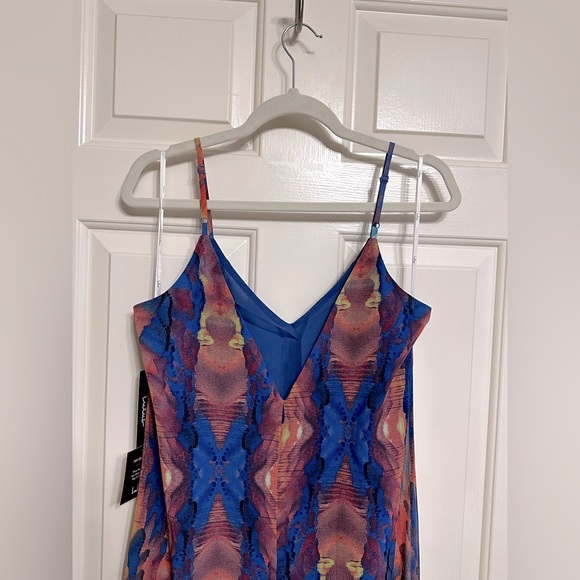Lulus Blue V-neck Maxi Dress - Small - NWT - Picture 5 of 8